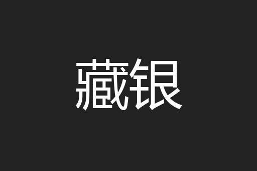 藏银