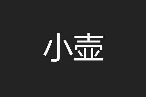 小壶