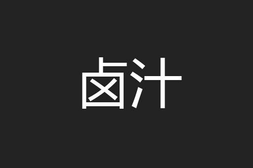 卤汁