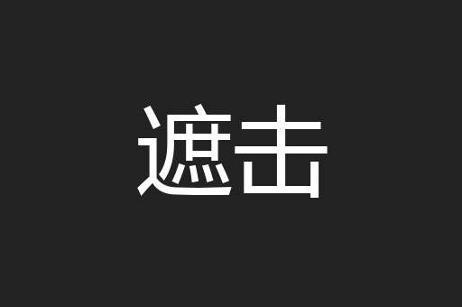遮击