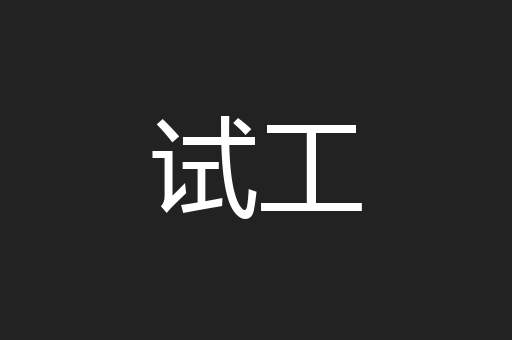 试工