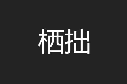 栖拙