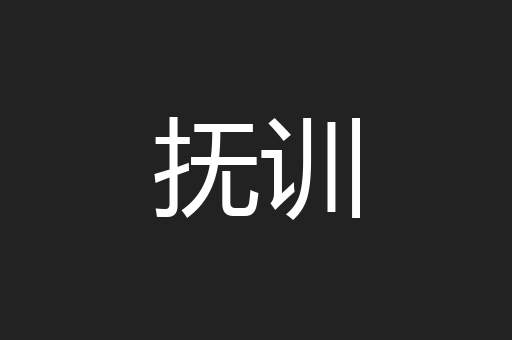 抚训
