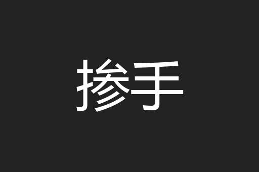 掺手