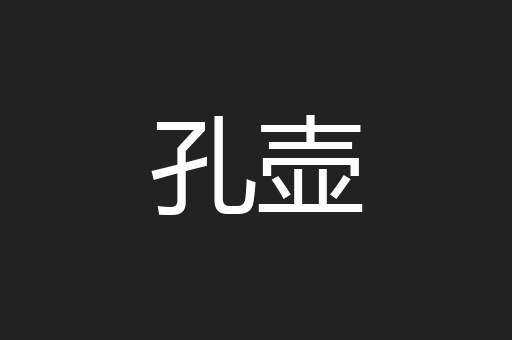 孔壶
