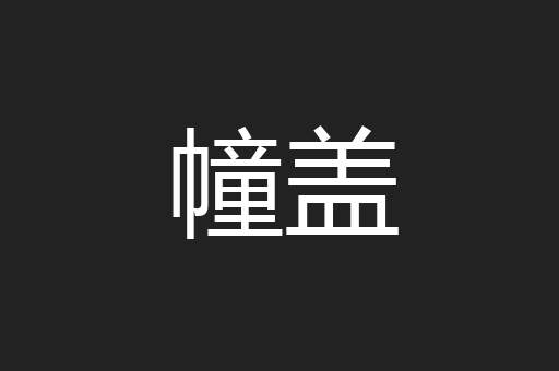幢盖