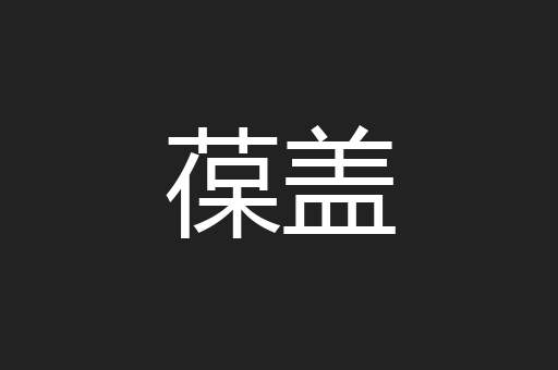 葆盖