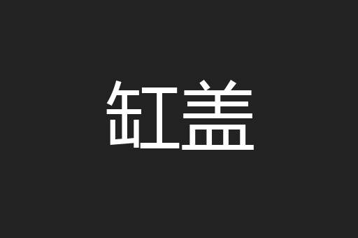 缸盖