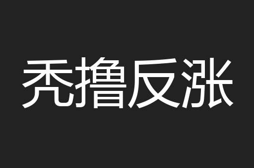 秃撸反涨
