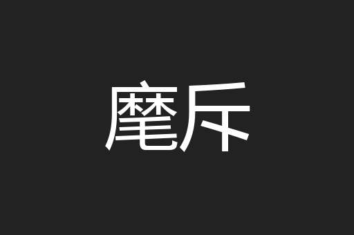 麾斥