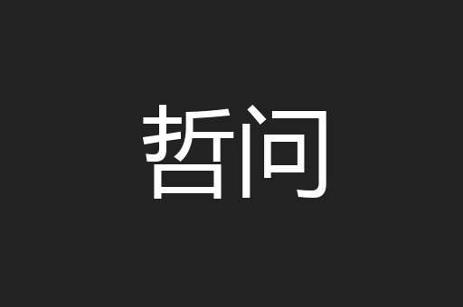 哲问