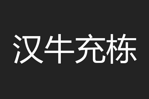 汉牛充栋