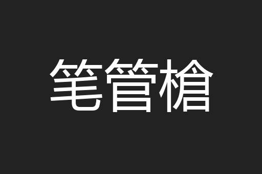 笔管槍