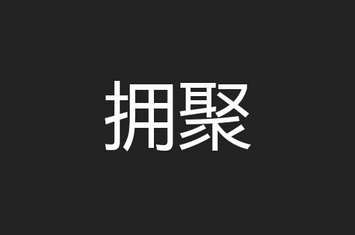 拥聚