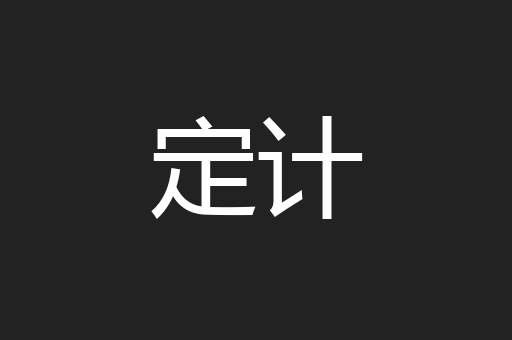 定计