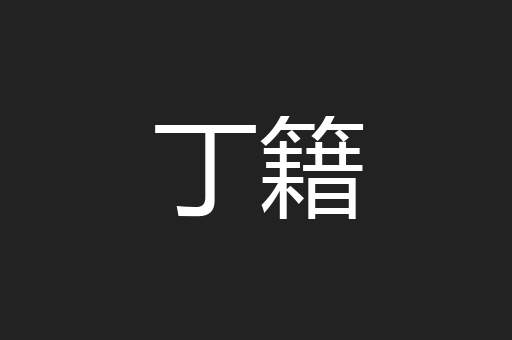丁籍