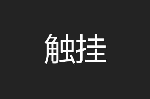触挂