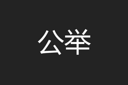 公举