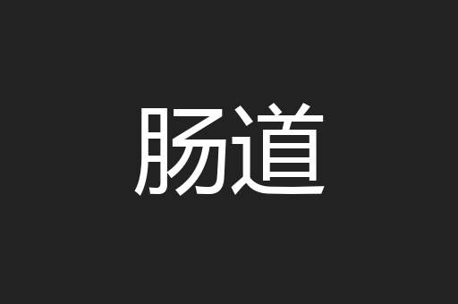 肠道