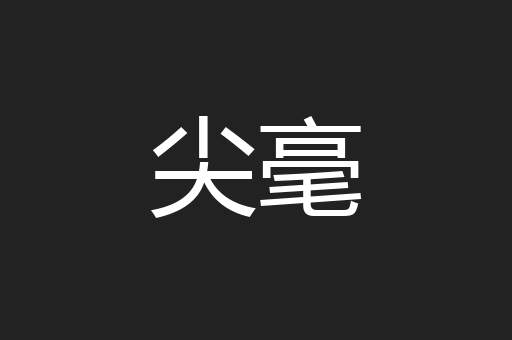 尖毫