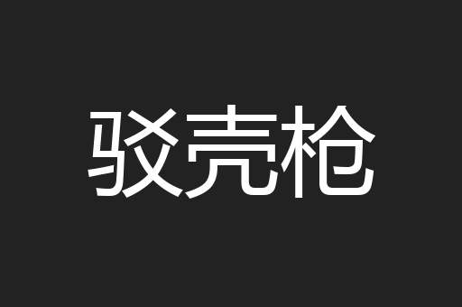 驳壳枪