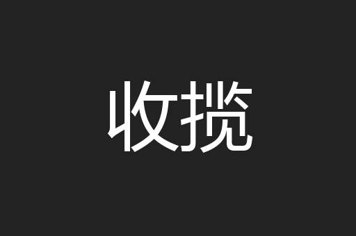 收揽