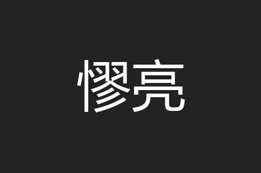 憀亮