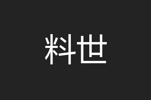 料世