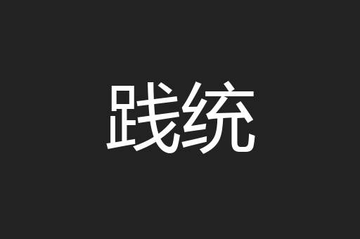 践统