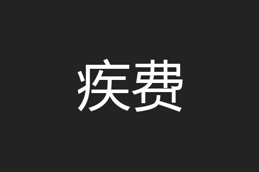 疾费