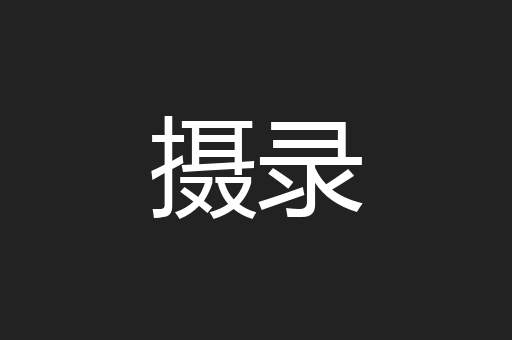 摄录