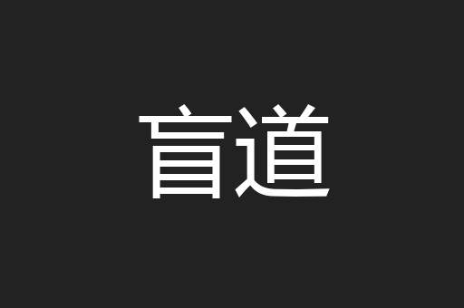 盲道