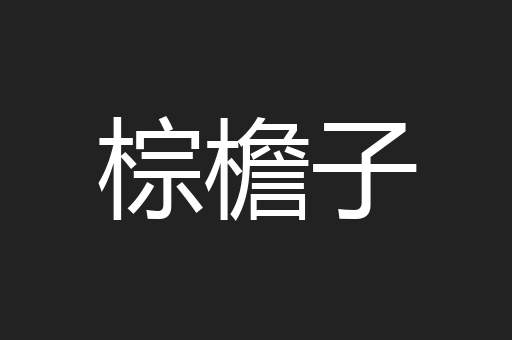 棕檐子