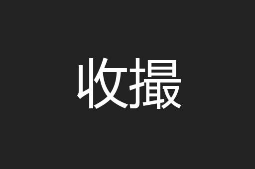 收撮