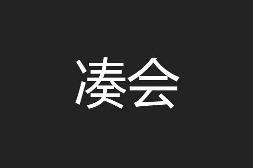 凑会