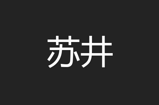 苏井