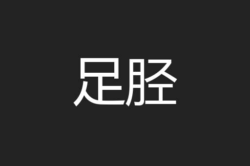 足胫