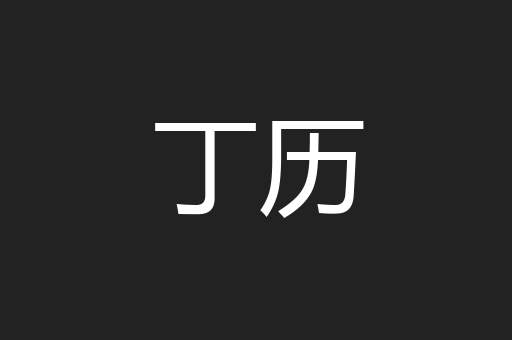 丁历