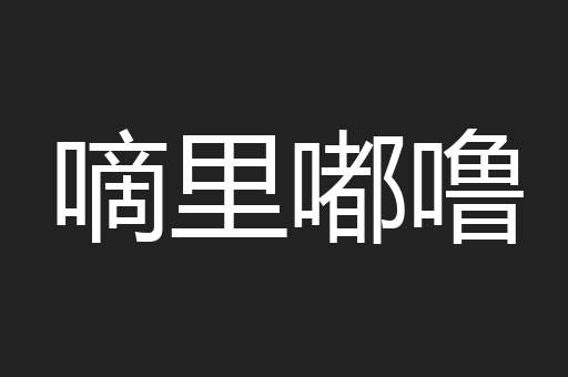 嘀里嘟噜