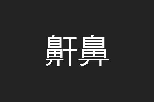 鼾鼻
