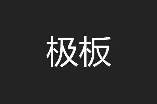 极板