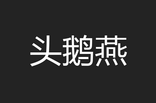头鹅燕