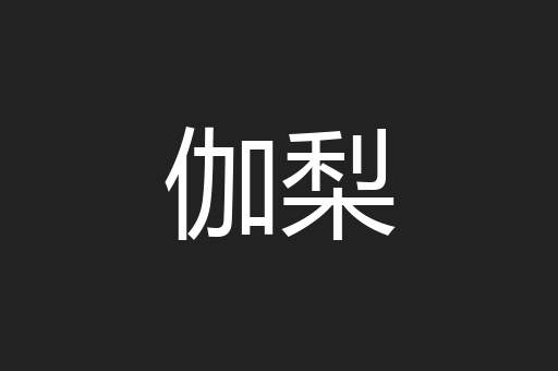 伽梨