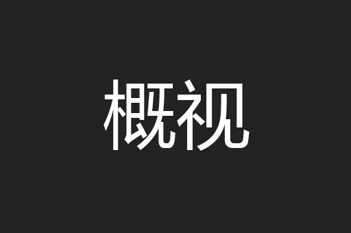 概视