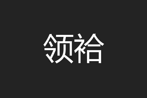 领袷