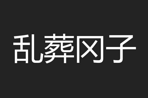 乱葬冈子