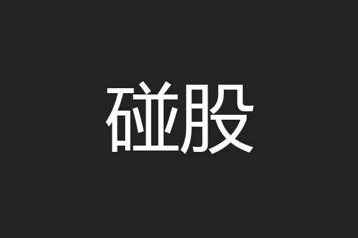 碰股