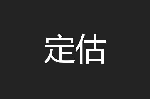 定估