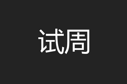 试周
