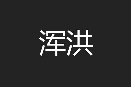 浑洪